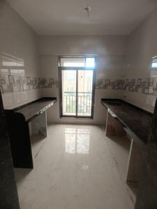 Kitchen Image of 750 Sq.ft 1 BHK Apartment / Flat for rent in National Trinity Paradise Phase 1, Shilphata Thane for Rs. 13000