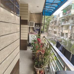 Balcony Image of 450 Sq.ft 1 BHK Apartment / Flat for rent in Bharat Apartments, Sector 16B Dwarka New Delhi for Rs. 18000