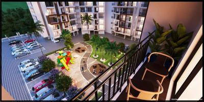 Balcony Image of 1204 Sq.ft 2 BHK Apartment / Flat for sale in Athrava Nagari VIII, Besa Nagpur for Rs. 5600000