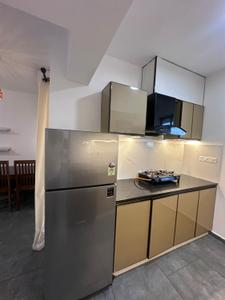 Kitchen Image of 575 Sq.ft 1 BHK Apartment / Flat for rent in Vyttila Kochi for Rs. 35000