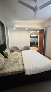 Bedroom Image of 1000 Sq.ft 2 BHK Builder Floor for rent in Sector 122 Noida for Rs. 45000