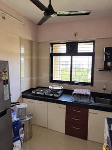 Kitchen Image of 500 Sq.ft 1 BHK Apartment / Flat for rent in Rajhans Kshitij Iris Wing E F G, Vasai West Vasai for Rs. 20000