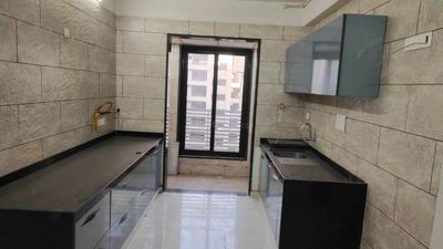 Kitchen Image of 1250 Sq.ft 2 BHK Apartment / Flat for rent in Satvat Orchid Fantasia, Sima Nagar Surat for Rs. 17000