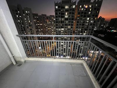 Balcony Image of 1050 Sq.ft 3 BHK Apartment / Flat for rent in Godrej Infinity, Mundhwa Pune for Rs. 47000