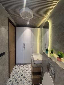 Bathroom Image of 650 Sq.ft 1 BHK Independent House for rent in Sector 57 Gurgaon for Rs. 35000