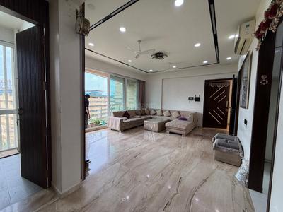 Living Room Image of 2000 Sq.ft 4 BHK Apartment / Flat for rent in Vijay Orion, Hiranandani Estate Thane for Rs. 75000