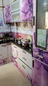 Kitchen Image of 1050 Sq.ft 2 BHK Apartment / Flat for rent in Bhoomi Shubh Shagun Complex, Kamothe Navi Mumbai for Rs. 24000
