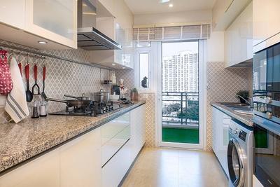 Kitchen Image of 1929 Sq.ft 3 BHK Apartment / Flat for sale in DLF The Skycourt, Sector 86 Gurgaon for Rs. 24900000