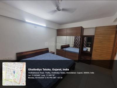 Bedroom Image of 2000 Sq.ft 4 BHK Apartment / Flat for rent in Bodakdev Ahmedabad for Rs. 95000