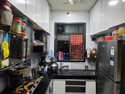 Kitchen Image of 831 Sq.ft 2 BHK Apartment / Flat for rent in Terraform Iris, Kasarvadavali Thane for Rs. 20000