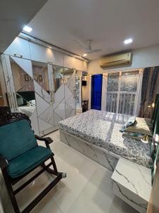 Bedroom Image of 900 Sq.ft 2 BHK Apartment / Flat for rent in Shyam Kunj, Kandivali West Mumbai for Rs. 68000