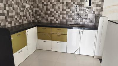 Kitchen Image of 1300 Sq.ft 3 BHK Apartment / Flat for sale in Goel Ganga Hill Shire Ph I, Wagholi Pune for Rs. 7500000