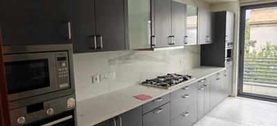 Kitchen Image of 7200 Sq.ft 4 BHK Builder Floor for rent in Panchsheel Park New Delhi for Rs. 700000