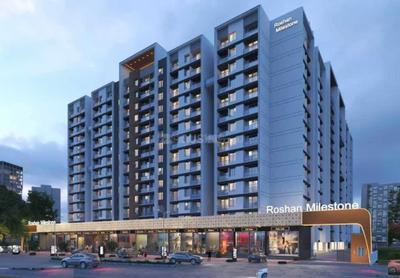 Image of 580 Sq.ft 1 BHK Apartment / Flat for sale in Roshan Milestone, Tathawade, Pune for Rs. 5400000