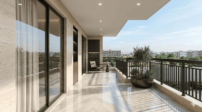 Balcony Image of 1800 Sq.ft 3 BHK Apartment / Flat for sale in The Grand Sky, Radiala Mohali for Rs. 9999999