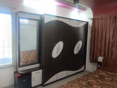 Bedroom Image of 1100 Sq.ft 3 BHK Apartment / Flat for rent in Sree Aishwaryam Greens Phase II, Wakad Pune for Rs. 40000