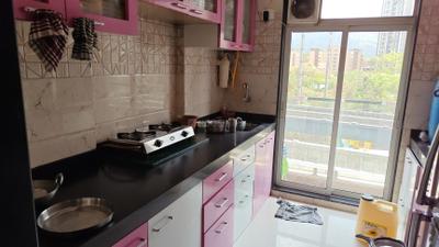Kitchen Image of 975 Sq.ft 2 BHK Apartment / Flat for sale in JVM Olive 1, Thane West Thane for Rs. 11500000