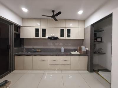 Kitchen Image of 2335 Sq.ft 3 BHK Apartment / Flat for rent in Shivalik Green View, Shantigram Ahmedabad for Rs. 46000