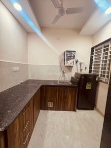 Kitchen Image of 1500 Sq.ft 1 BHK Independent House for rent in Man Developments Royal Amar Green Phase III, Vijay Nagar Indore for Rs. 20500