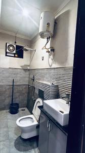 Bathroom Image of 675 Sq.ft 2 BHK Studio for rent in Mahavir Enclave New Delhi for Rs. 24000