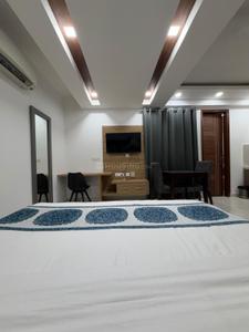 Bedroom Image of 1100 Sq.ft 1 RK Builder Floor for rent in Sector 28 Gurgaon for Rs. 32000