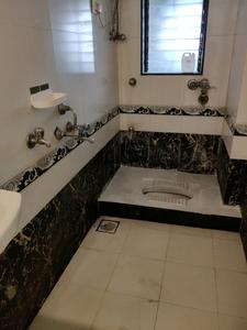 Common Bathroom Image of 910 Sq.ft 2 BHK Apartment / Flat for rent in G K Sai Radha Complex, Bhandup West Mumbai for Rs. 42000