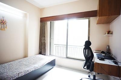 Bedroom Image of 1200 Sq.ft 2 BHK Apartment / Flat for rent in Zaveri Greens, Ghuma Ahmedabad for Rs. 22000