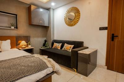 Bedroom Image of 900 Sq.ft 1 RK Apartment / Flat for rent in Sector 40 Gurgaon for Rs. 30000