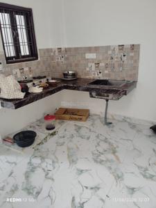 Kitchen Image of 714 Sq.ft 3 BHK Independent House for rent in Kamalabad Barhauli Lucknow for Rs. 8000