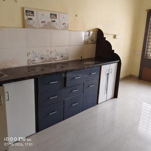 Kitchen Image of 1000 Sq.ft 2 BHK Builder Floor for rent in Aman Elite, Mahalakshmi Nagar Indore for Rs. 19000