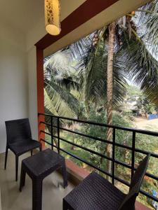 Balcony Image of 721 Sq.ft 1 BHK Apartment / Flat for sale in Anjuna Goa for Rs. 7500000