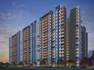 Image of 825 Sq.ft 2 BHK Apartment / Flat for sale in Sonigara Dwaarka World Phase 1, Moshi, Pune for Rs. 5700000
