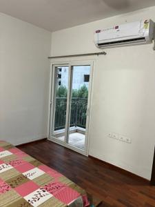Bedroom Image of 660 Sq.ft 2 BHK Apartment / Flat for rent in Adani Elysium, Shantigram Ahmedabad for Rs. 35000