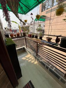 Balcony Image of 720 Sq.ft 2 BHK Builder Floor for sale in Khanpur New Delhi for Rs. 4000000