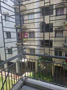 Balcony Image of 480 Sq.ft 1 BHK Apartment / Flat for sale in Shapoorji Pallonji Shukhobrishti, New Town Kolkata for Rs. 2950000