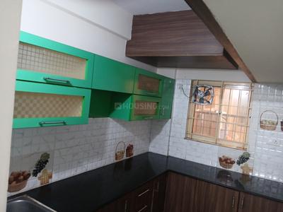 Kitchen Image of 650 Sq.ft 1 BHK Apartment / Flat for rent in Banaswadi Bengaluru for Rs. 17000