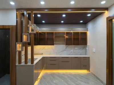 Kitchen Image of 1400 Sq.ft 3 BHK Builder Floor for sale in Indirapuram Ghaziabad for Rs. 11800000