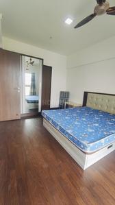 Bedroom Image of 640 Sq.ft 1 RK Studio for rent in Lodha Belmondo, Gahunje Pune for Rs. 37000