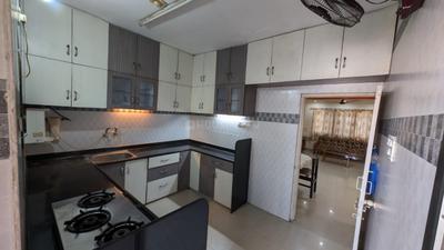 Kitchen Image of 1200 Sq.ft 2 BHK Apartment / Flat for rent in Fatehgunj Vadodara for Rs. 18000