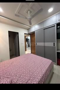 Bedroom Image of 1250 Sq.ft 2 BHK Apartment / Flat for rent in Atishay Residency, Motera Ahmedabad for Rs. 23500