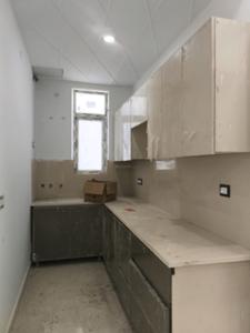 Kitchen Image of 1500 Sq.ft 3 BHK Apartment / Flat for sale in Ambesten Twin Chalet, Noida Extension Greater Noida for Rs. 5600000