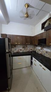 Kitchen Image of 1080 Sq.ft 3 BHK Builder Floor for rent in Sector 15 Dwarka New Delhi for Rs. 27000