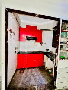 Kitchen Image of 500 Sq.ft 1 BHK Builder Floor for rent in Maidan Garhi New Delhi for Rs. 13000