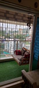 Balcony Image of 1350 Sq.ft 3 BHK Apartment / Flat for sale in Rosa Bella, Hiranandani Estate Thane for Rs. 19500000