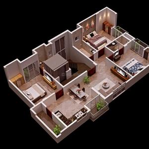 Image of 1722 Sq.ft 3 BHK Builder Floor for sale in Narendra Nagar Extension, Nagpur for Rs. 8500000