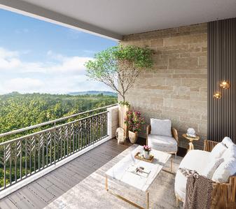 Balcony Image of 2845 Sq.ft 4 BHK Apartment / Flat for sale in Lodha Massimo, Baner Pune for Rs. 53500000