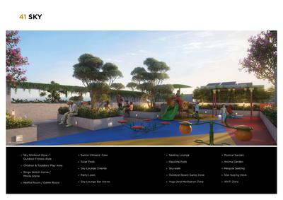 Image of 1280 Sq.ft 3 BHK Apartment / Flat for sale in Krisala 41 Zillenia, Punawale, Pune for Rs. 7800000