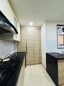 Kitchen Image of 1800 Sq.ft 3 BHK Apartment / Flat for rent in Manglam Radiance, Durgapura Jaipur for Rs. 95000