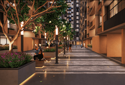Image of 1710 Sq.ft 3 BHK Apartment / Flat for sale in Resset Good Earth, Ghuma, Ahmedabad for Rs. 7500000