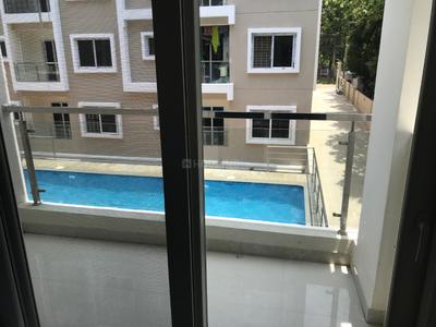 Balcony Image of 1037 Sq.ft 2 BHK Apartment / Flat for rent in Gayatri Vaishnaoi Eternis, Metagalli Mysore for Rs. 30000